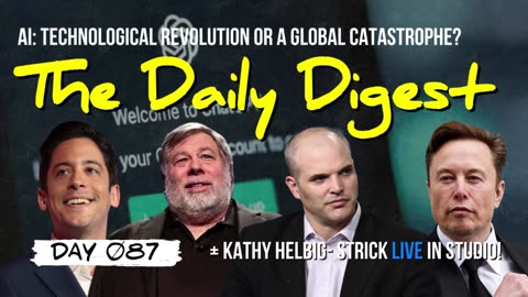 DAY 087 | Tech Moguls Urge Pause On AI Success, Matt Taibbi's IRS Raid +Media Jabs At Christianity?