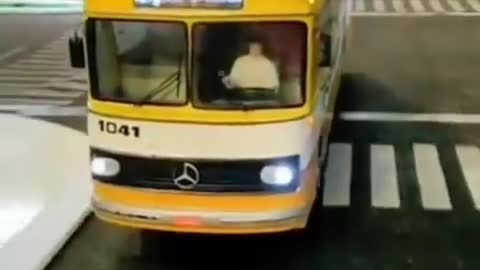 Miniatura de ônibus da Itapemirim