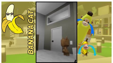 ROBLOX BANANA CAT STORY COMPILATION 😺🍌