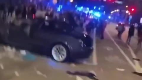 Chicago last night (their new mayor wants to defund the police.