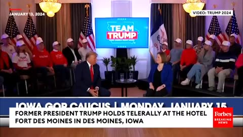 Trump Asked Point Blank, ' Are We On The Brink Of World War Three' By Iowa Voter