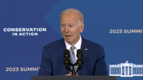 'I have a problem...' - Biden loses his train of thought during speech