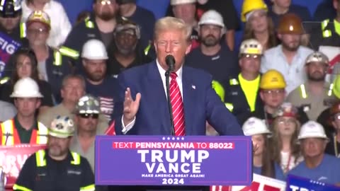 Donald Trump hosts MAGA rally in Pennsylvania #U.S. Election 2024