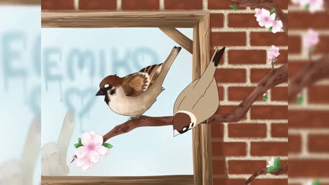 Sparrows // Speedpaint