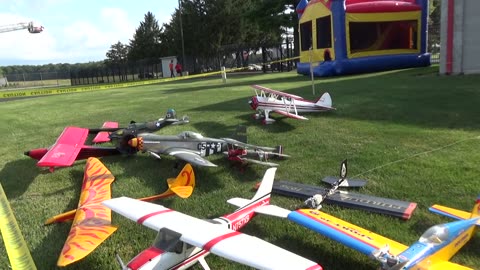 local airport having a customer appreciation air show