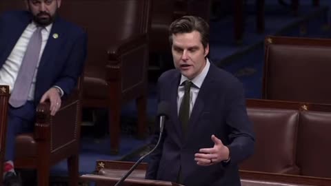 Rep Matt Gaetz is against expelling Santos