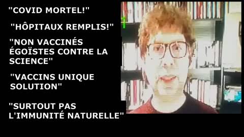 Convoi liberté, Vaccin :: Propagande Martin GEOFFROY à LCN Sophie Thibault