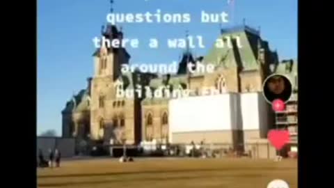 ALARM - Barrier going up around Parliament House in Canada, same as White House