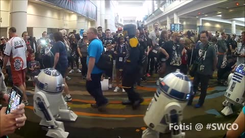 The Droid March At Star Wars Celebration 2017 - #SWCO