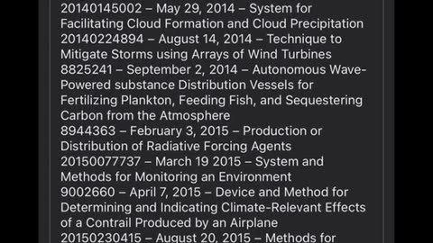 Geo-Engineering Genocide Patents Why does the US have so many