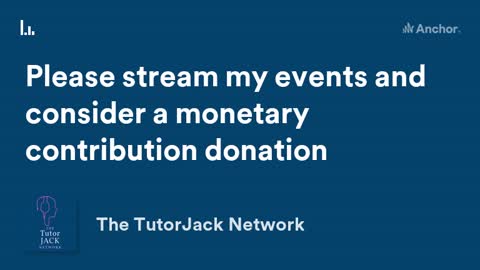 Jack Bosma Is Interviewing For Employment During Live Streams tutorjacknetwork@gmail.com For PayPal