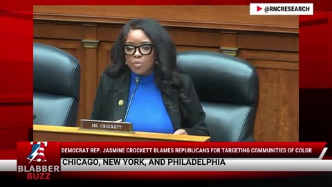 Democrat Rep. Jasmine Crockett Blames Republicans For Targeting Communities Of Color