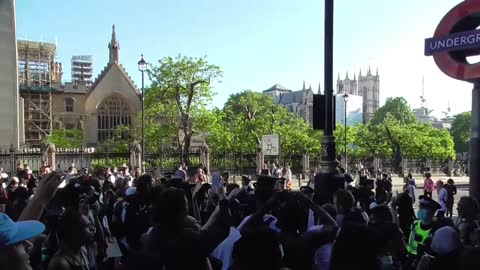 COVID 19 VS BLACK LIVES MATTER LONDON 31/05/2020