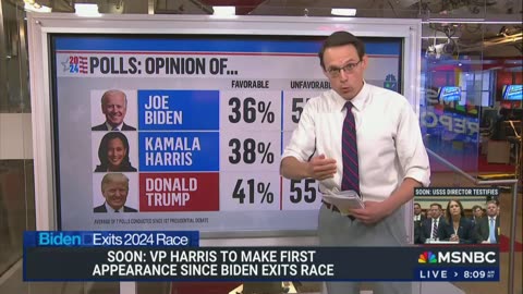 Steve Kornacki Breaks Bad News To MSNBC Viewers: Kamala Harris Does Nothing To Help Losing Ticket