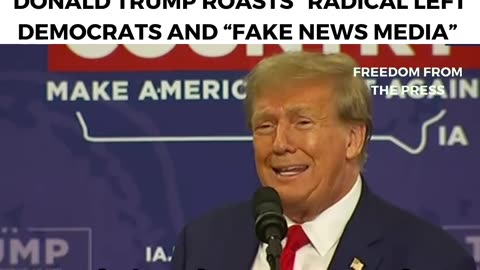 "HAVING AN ABSOLUTE MELTDOWN!" - Trump Hilariously ROASTS 'Fake News Media' Amidst Chorus Of Boos