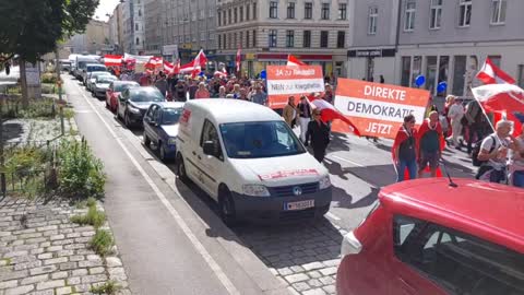 Vienna, Austria: Anti Agenda 2030 protests (Sept. 10, 2022)