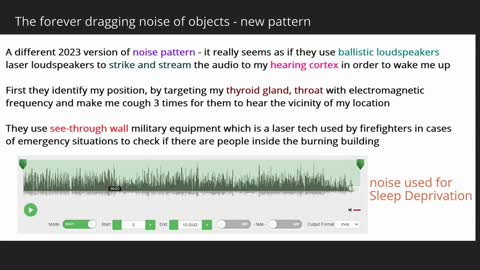 Dragging noise streamed to wake me up at 5:AM 13/01/2023