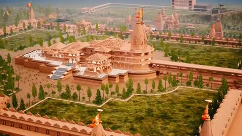 ऐसा है अपना भव्य Ram Mandir... Animation)❤️Ram❤️