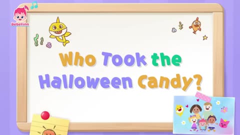 NO! Spooky Monster Took Bebefinn's Halloween Candy! | +More Songs for Kids