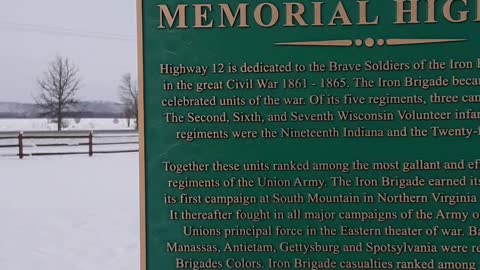 Veterans Memorial near Baraboo for the "Iron Brigade" Black Hats. 12/19