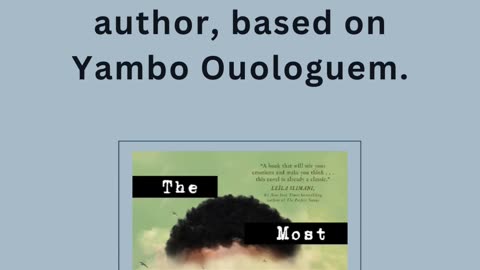 Quizlit's Book of the Month January 2024 is The Most Secret Memory of Men by Mohamed Mbougar Sarr