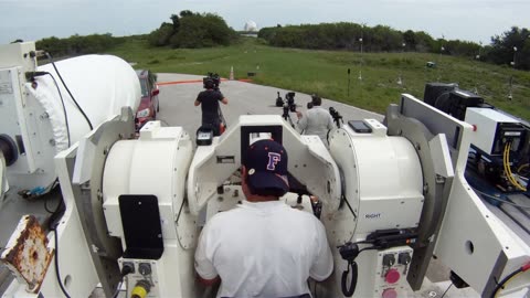 Ascent - Atlantis STS-135 Long-Range Tracking Cameras Footage