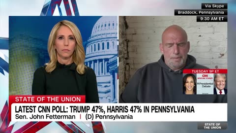 Fetterman explains why Biden dropping out of the race is no longer helping Trump