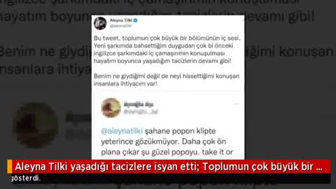 Aleyna Tilki yaşadığı tacizlere isyan etti: Toplumun çok büyük bir bölümünün iç sesi