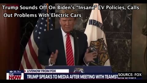 Trump Sounds Off On Biden’s “Insane” EV Policies, Calls Out Problems With Electric Cars