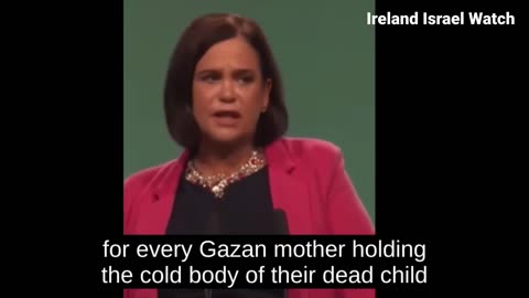 Mary Lou McDonald: Refer Israel To The ICJ