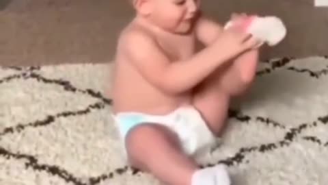 Baby funny video😂😂😂