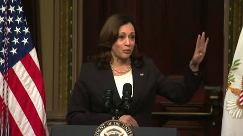 Watch: Kamala Harris Bursts Out Laughing in Speech on the Deadly Serious Threat of 'Climate Change'