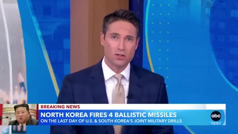 North Korea fires 4 ballistic missiles _ GMA