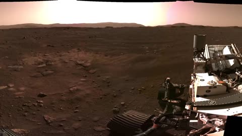 Panorama of Mars from Perseverance Rover