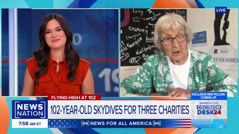 UK woman skydives to celebrate 102nd birthday, raise money for charity | Morning in America