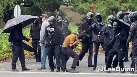 Antifa Assault And Rob Meranie Rae