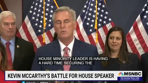 Kevin McCarthy's Tough Battle For Speaker Of The House