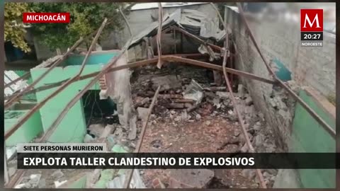 Aumenta a siete el número de víctimas de explosión en bodega de Michoacán