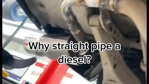 Automobile exhaust pipe modification