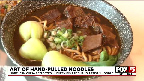 Las Vegas restaurant gaining attention for hand-pulled noodles, techniques from China