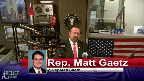 2020, Congressman Matt Gaetz with Sebastian Gorka on AMERICA First