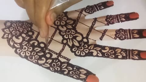 Sitailsh mehndi design simple easy sitalish mhndi design