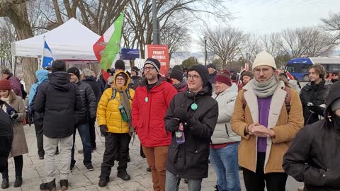 Manifestation au Parlement de Québec