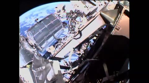 NASA Astronauts Conduct Spacewalk on ISS