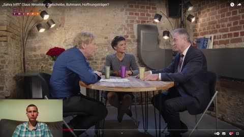 Sahra Wagenknecht spricht mit Claus Weselsky über die Erfolge der GDL