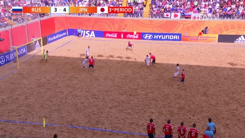 Russia v Japan FIFA Beach Soccer World Cup 2019 Match Highlights