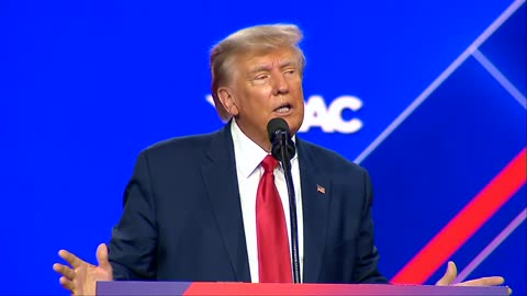 Former President Donald Trump speaks at CPAC