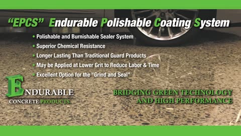 BURNISHING ENDURABLE CONCRETE SEALER