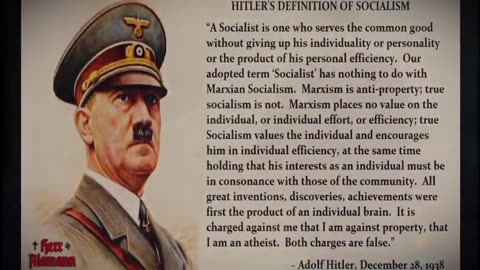 Hitlers Germany: Socialism without internationalism and nationalism without capitalism..