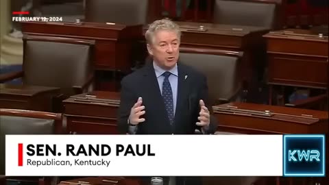 DEFENSE INDUSTRIAL BASE - Rand Paul sounds off on war hawk spending in Ukraine for profit